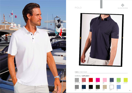 IORIO POLO GREY MELANGE