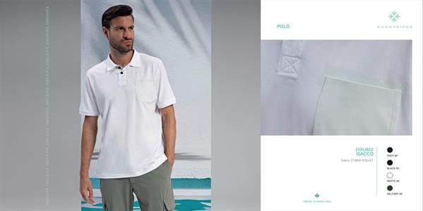 ISACCO POLO WHITE