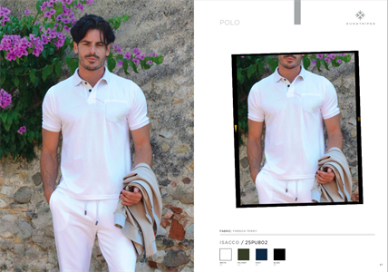 ISACCO POLO NAVY
