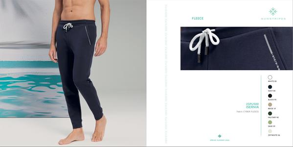 ISERNIA FLEECE PANT WHITE