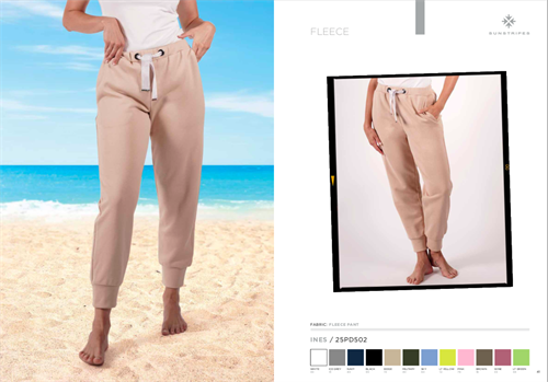 INES FLEECE PANT NAVY