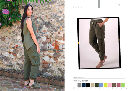IPOMEA FLEECE PANT MILITARY