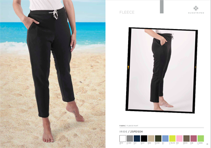 IRIDE FLEECE PANT BEIGE