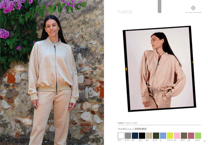 ISABELLA FLEECE LT YELLOW