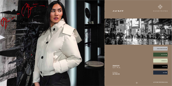 LUNA JACKET WIND CHIME GREY