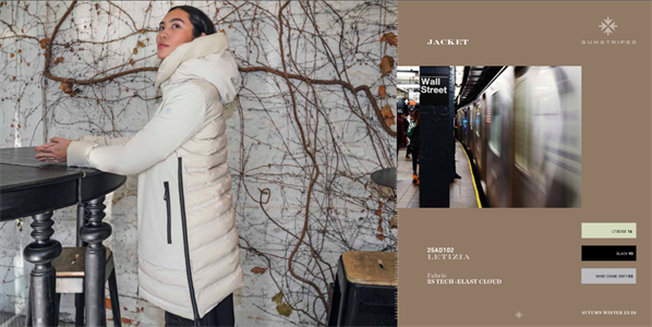 LETIZIA JACKET WIND CHIME GREY