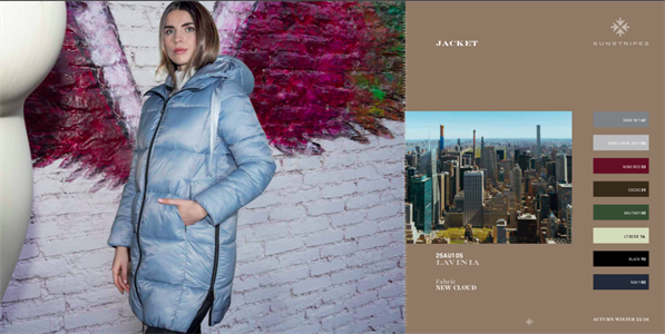 LAVINIA JACKET DARK SKY