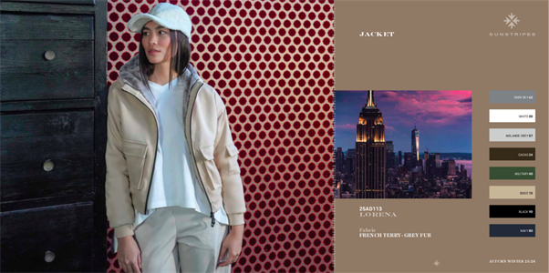 LORENA JACKET DARK SKY