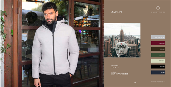 LUCA JACKET LT BEIGE