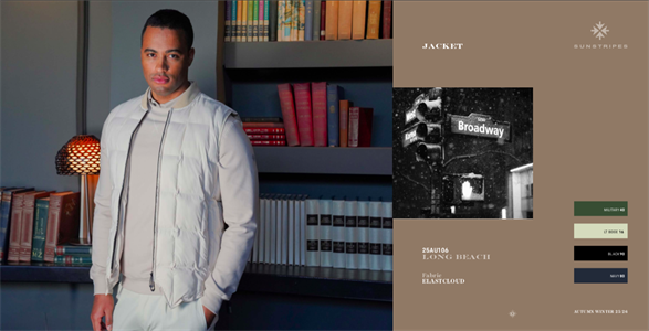 LONG BEACH JACKET NAVY