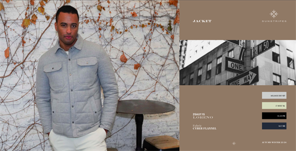 LORENO JACKET GREY MELANGE