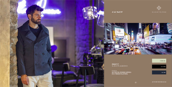 LEONARDO JACKET NAVY