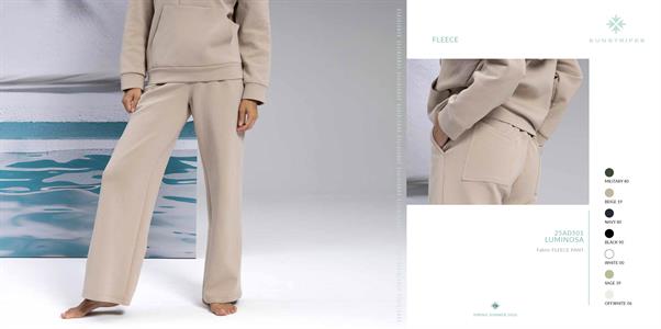 LUMINOSA FLEECE PANT LT BEIGE
