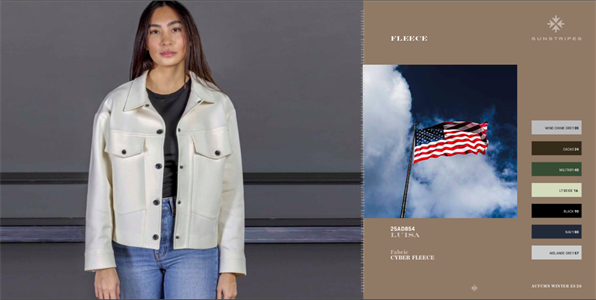 LUISA FLEECE MILITARY