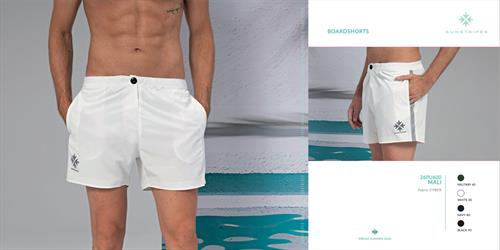 MALI BOARDSHORT WHITE