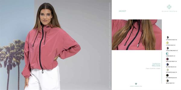 MELISSA JACKET OFFWHITE/SAGE