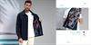 MUSTANG FLOWERS JACKET NAVY