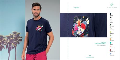 MADEIRA BEACH T-SHIRT NAVY