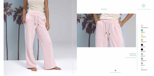 MASHA FLEECE PANT CHALK PINK