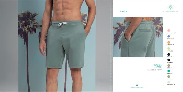 MARIO FLEECE BERMUDA CAPRI