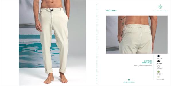 MARTINEZ TECH PANT WHITE