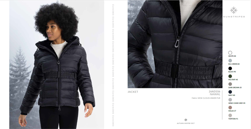 NAWAL JACKET WIND CHIME GREY