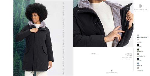 NORA JACKET DARK BROWN