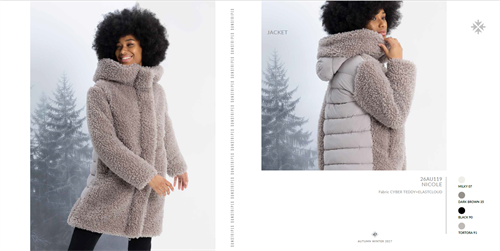 NICOLE JACKET DARK BROWN