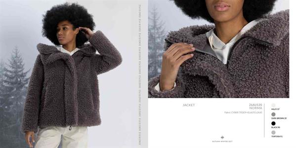 NORMA JACKET DARK BROWN