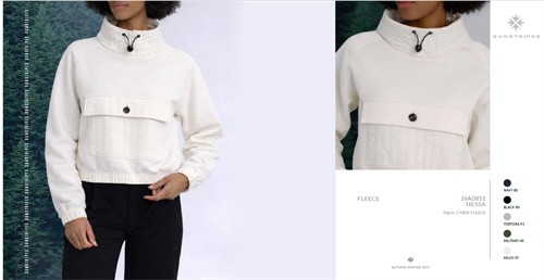 NESSA FLEECE MILITARY