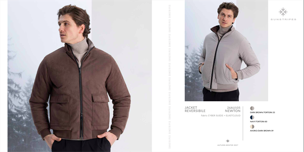 NEWTON JACKET DARK BROWN/TORTORA