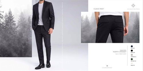 NORTH CROSSET FLEECE PANT NAVY