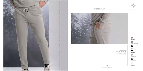 NEW BERLIN FLEECE PANT DARK BROWN