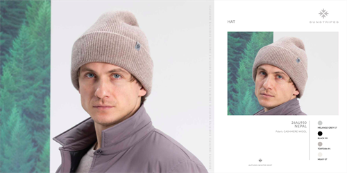 NEPAL HAT MELANGE GREY