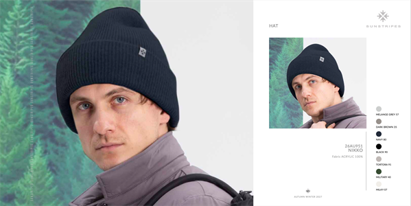 NIKKO HAT MELANGE GREY