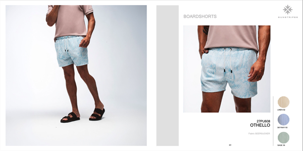 OTHELLO BOARDSHORT LINEN HAWAII