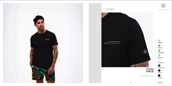 ONICE T-SHIRT ICE GREY