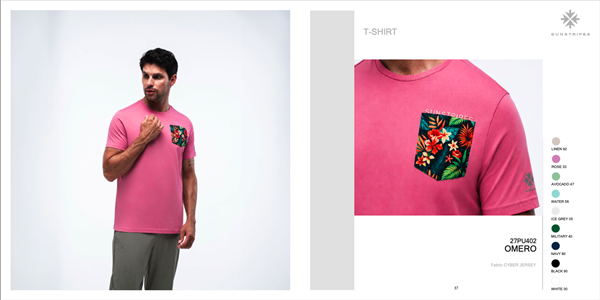 OMERO T-SHIRT ROSE