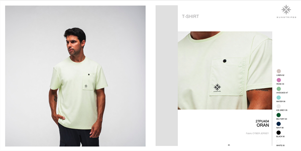 ORAN T-SHIRT ICE GREY