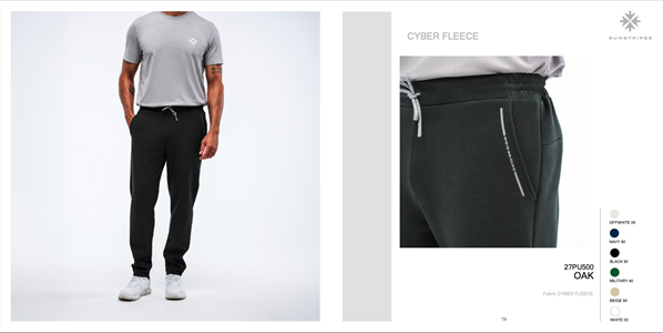 OAK FLEECE PANT OFFWHITE