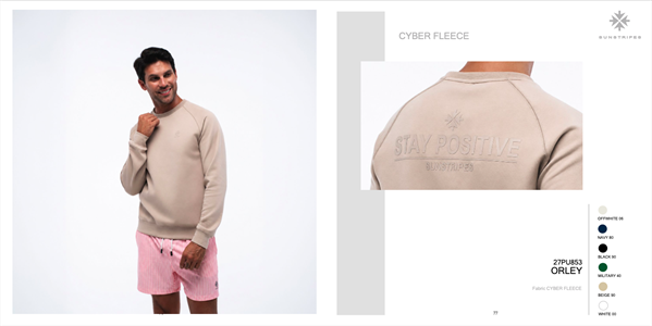 ORLEY FLEECE WHITE