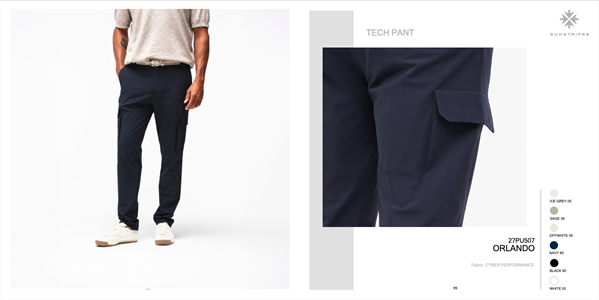 ORLANDO TECH PANT BLACK