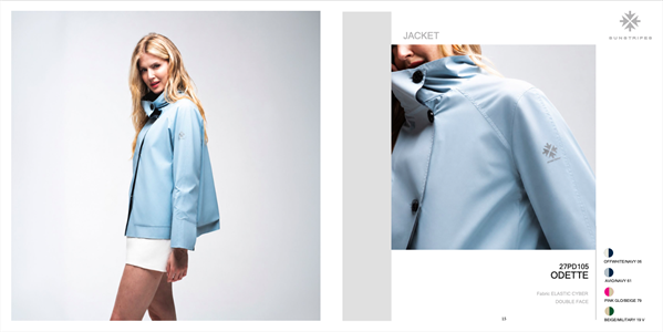 ODETTE JACKET AVIO/BLACK