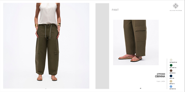OBINNA PANT OFFWHITE