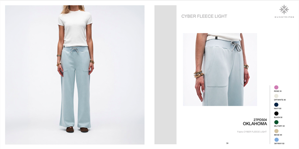 OKLAHOMA FLEECE PANT OFFWHITE